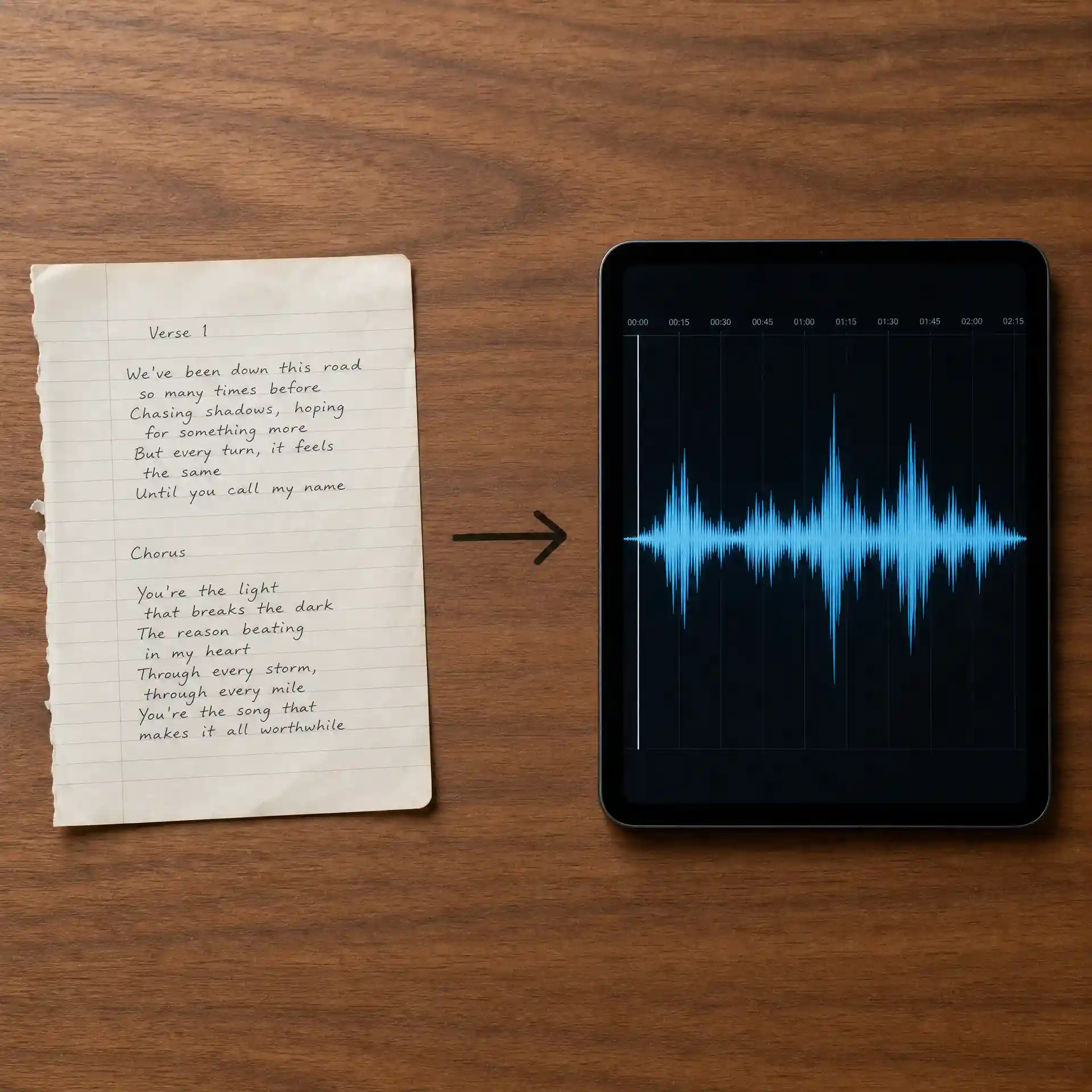 Lyrics to Song