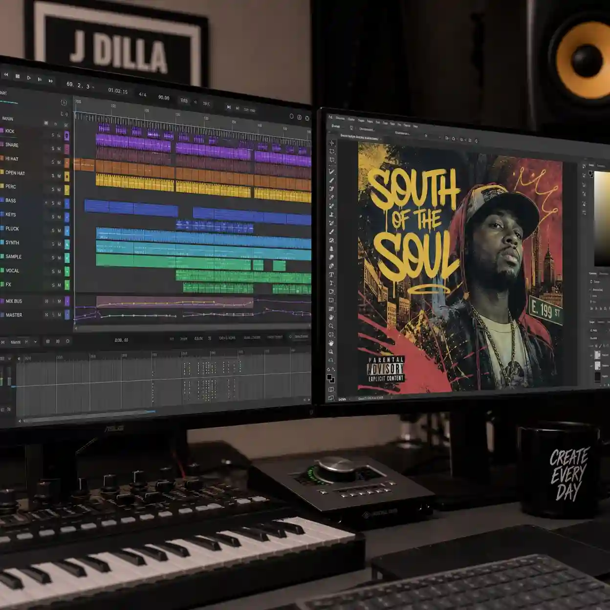 Create audio and visuals in one connected workspace