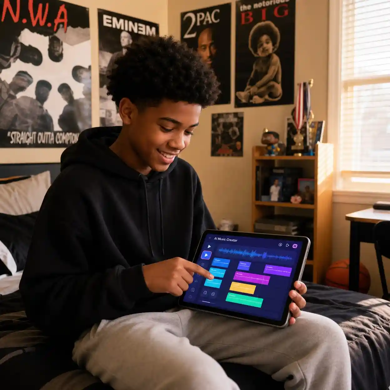 Beginners exploring music creation without technical barriers