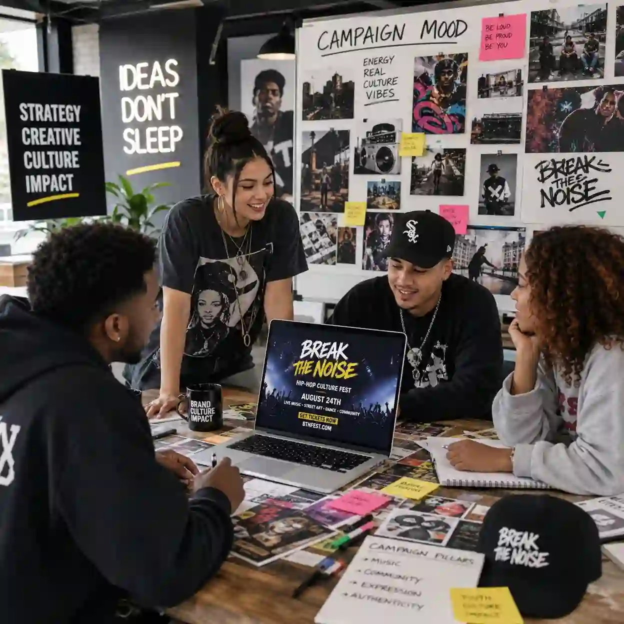 Brands creating customized hip hop campaign content